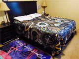 Fitted, Top Sheet and Bed Covers Custom Printed