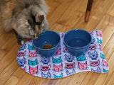 Pet Indoor Outdoor Beds and Feeding Mats Custom Printed